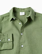 LS SHIRT LINEN Verde - Thumbnail 3
