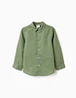 LS SHIRT LINEN Verde - Thumbnail 1