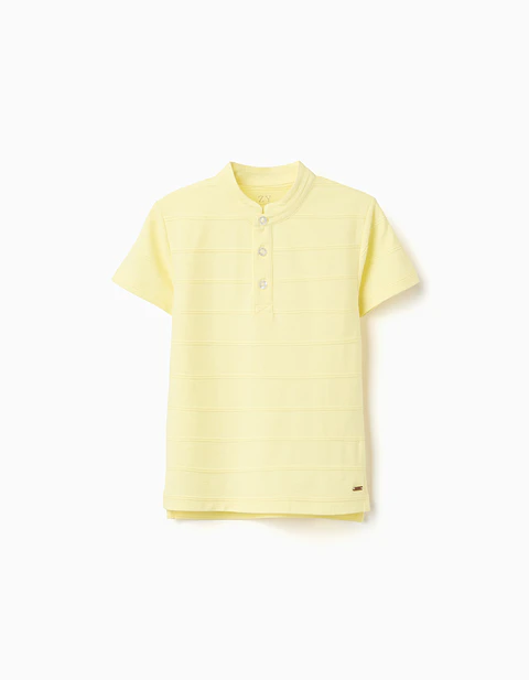 SS SHIRT JACQUARD Amarelo