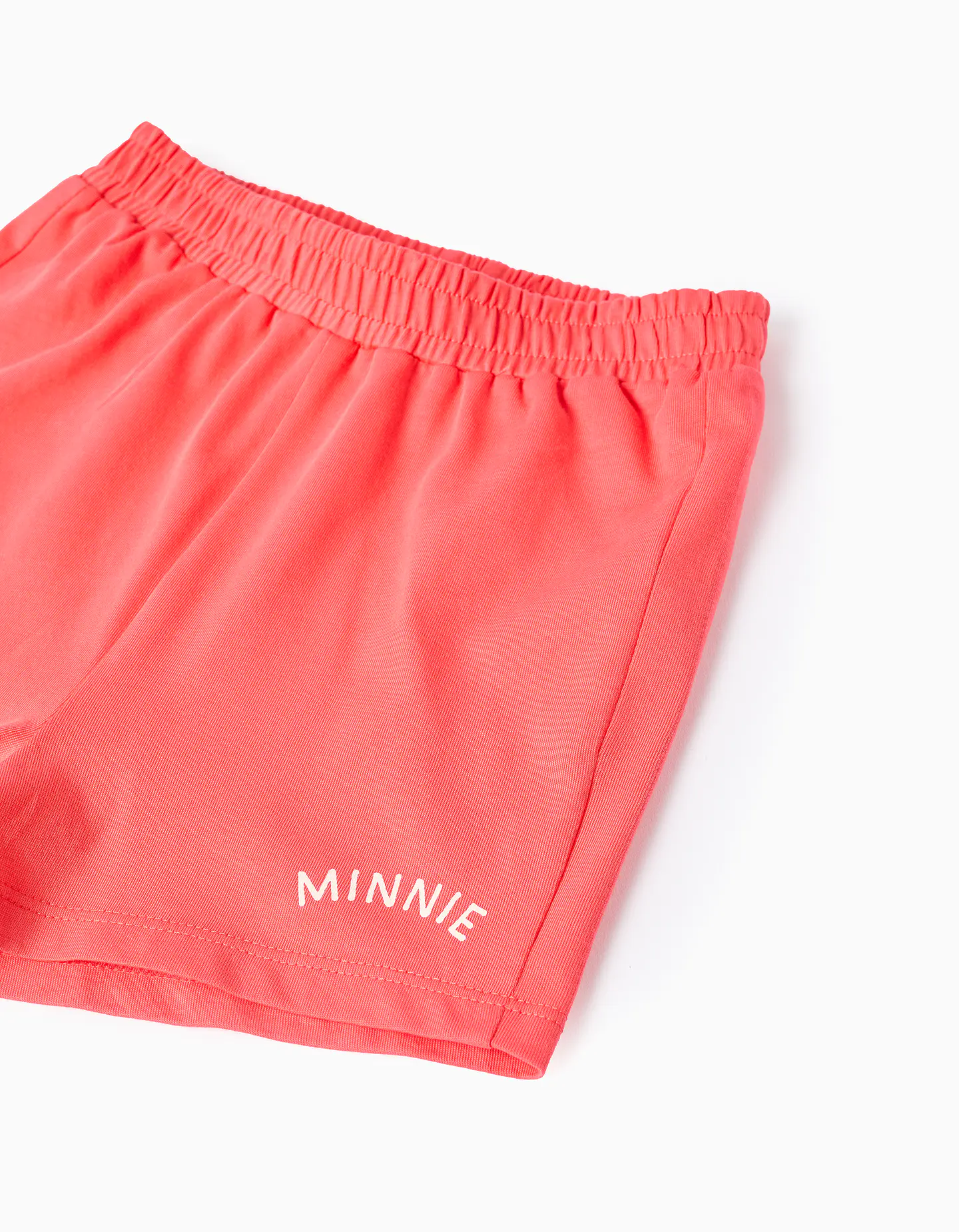T-shirt e calções com estampado Minnie para bebé menina, branco/vermelho 4