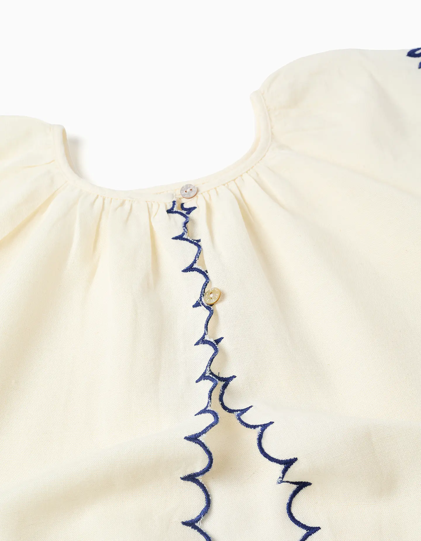 SS SHIRT EMBROIDERY Bege 4