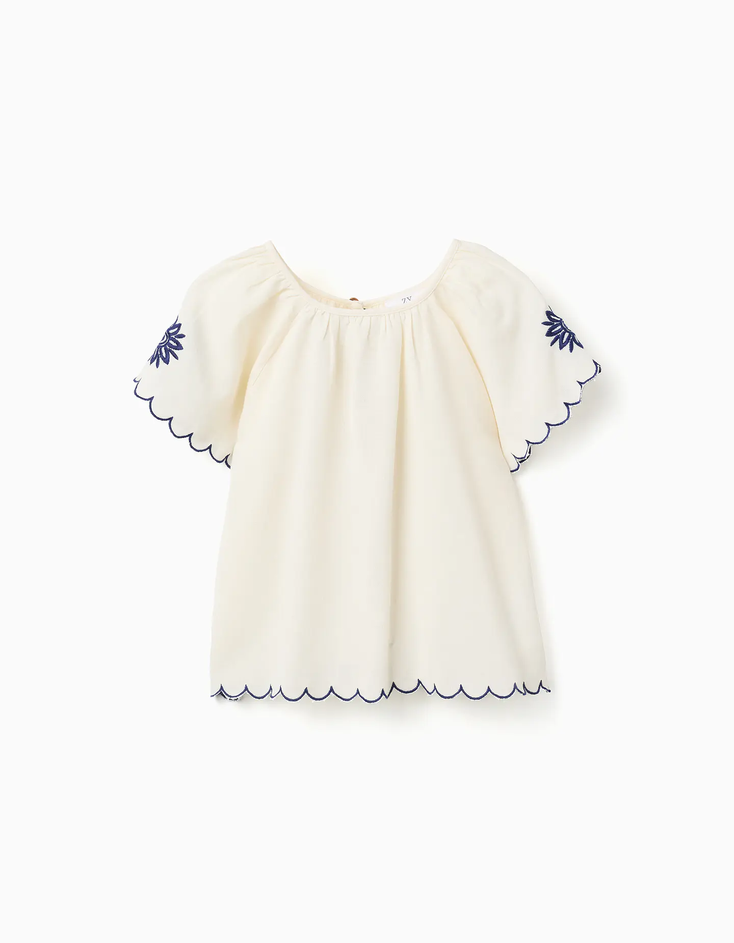 SS SHIRT EMBROIDERY Bege 1