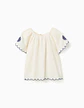 SS SHIRT EMBROIDERY Bege - Thumbnail 1