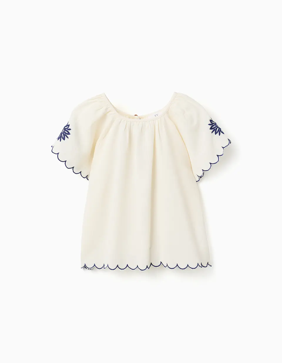 SS SHIRT EMBROIDERY Bege 1