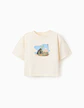 SS TSHIRT JERSEY Bege - Thumbnail 1