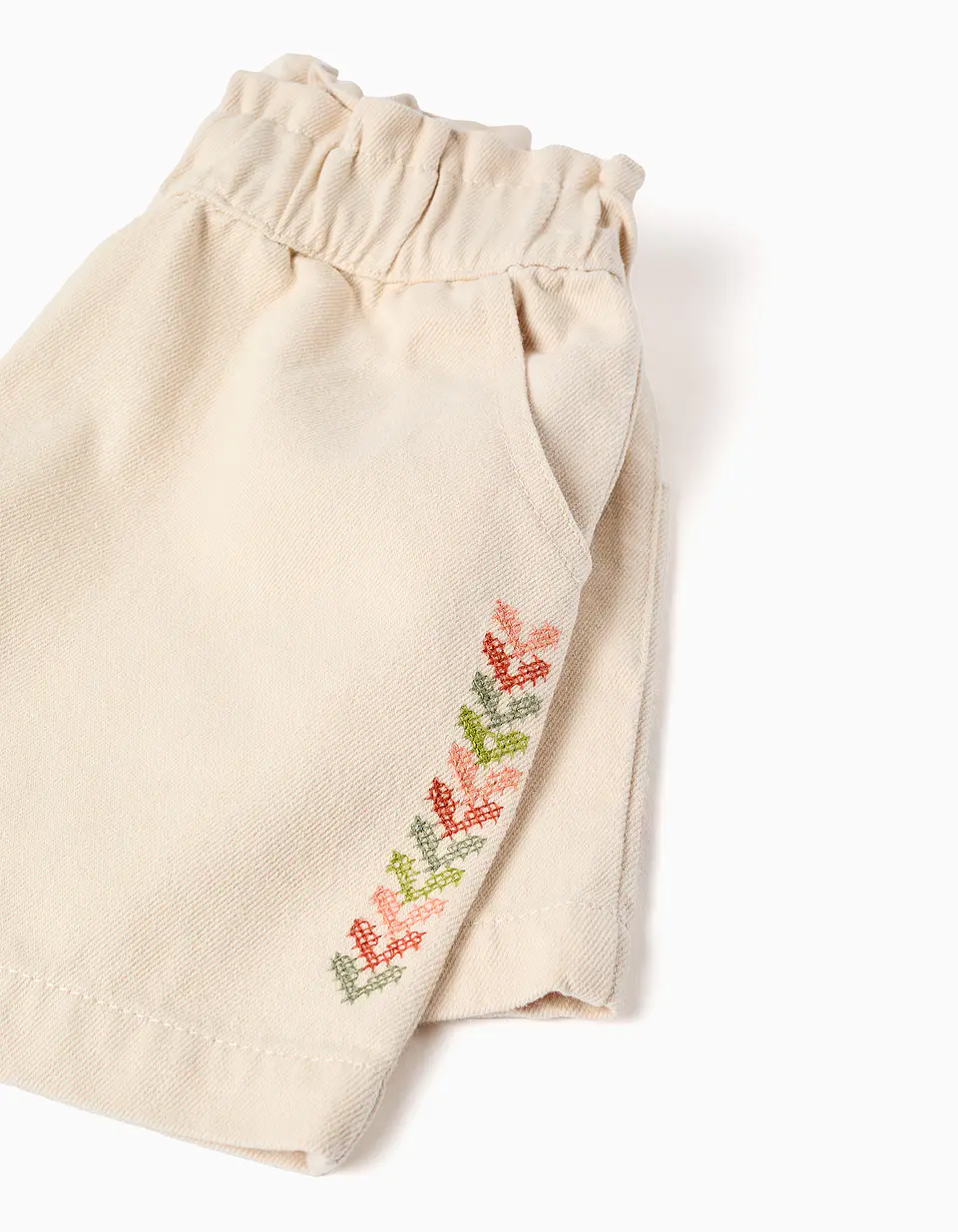 SHORTS TWILL Bege 4