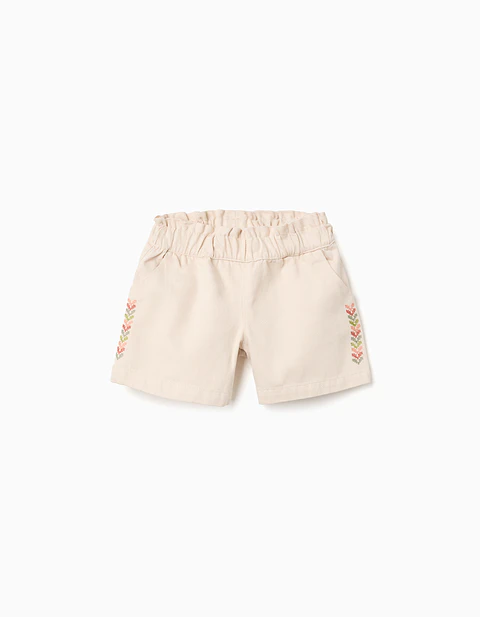 SHORTS TWILL Bege