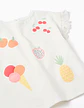 SS TSHIRT JERSEY Branca - Thumbnail 3