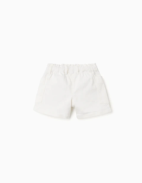 SHORTS TWILL Branca
