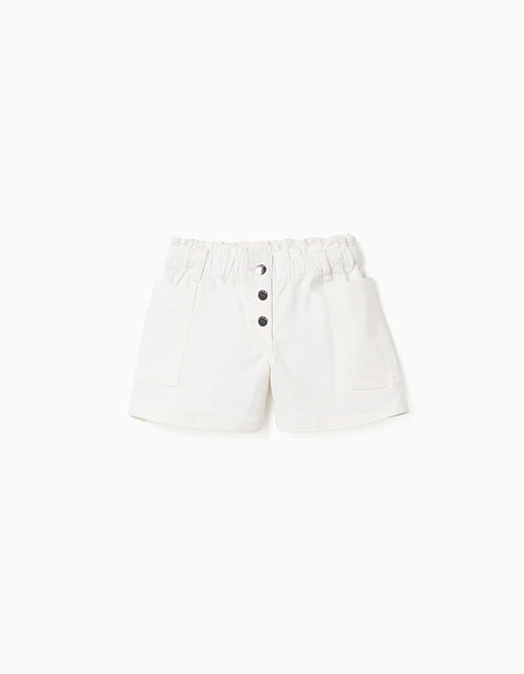 SHORTS TWILL Branca