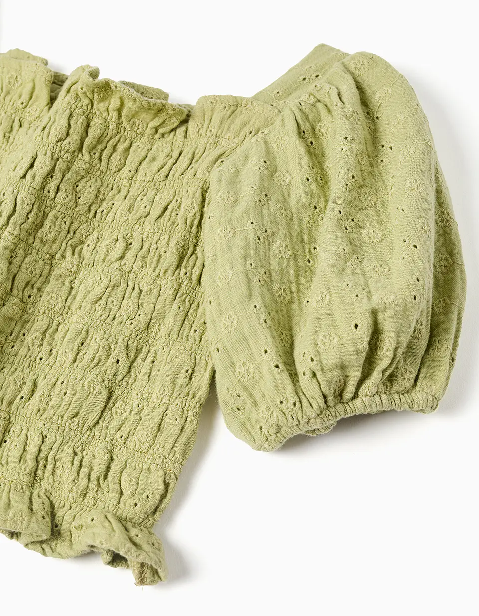 SS TOP EMBROIDERY Verde 3