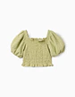 SS TOP EMBROIDERY Verde - Thumbnail 1