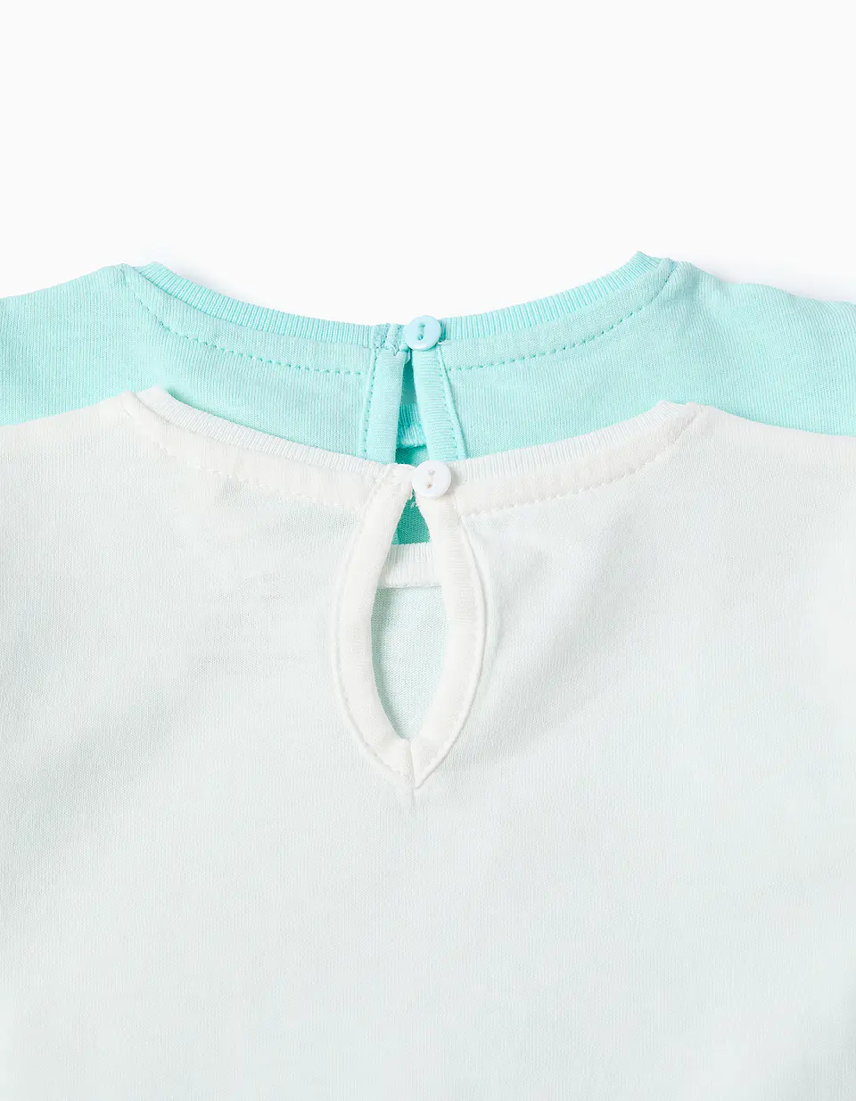 Pack 2 TSHIRT SS JERSEY Azul/Branco 4