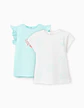 Pack 2 TSHIRT SS JERSEY Azul/Branco - Thumbnail 1
