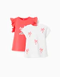 Pack 2 TSHIRT SS JERSEY Rosa - Thumbnail 1