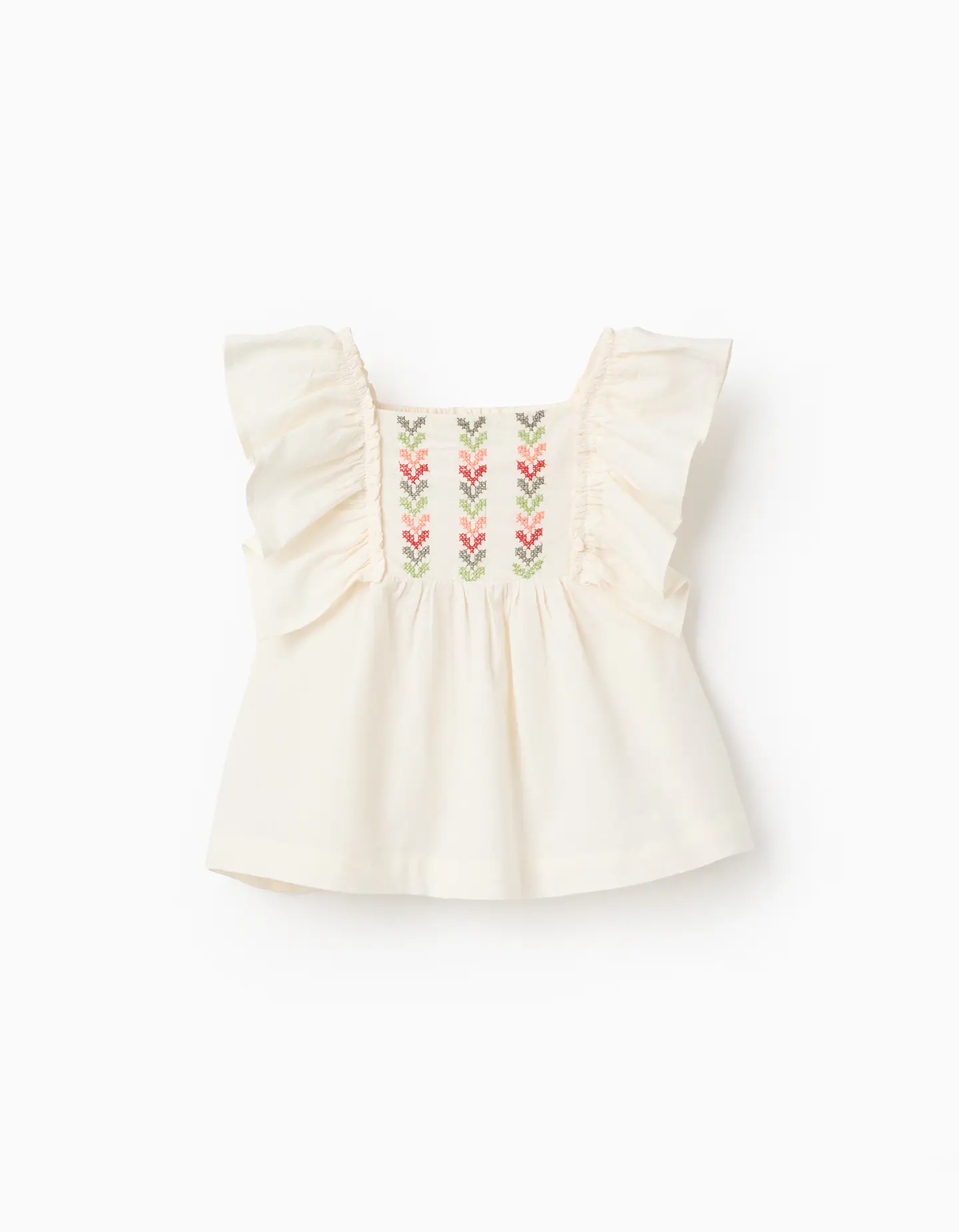 SS SHIRT SLUB COTTON Bege 1