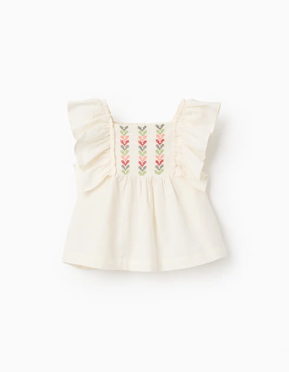 SS SHIRT SLUB COTTON Bege 1