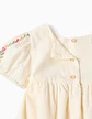 SS DRESS SLUB COTTON Bege - Thumbnail 3