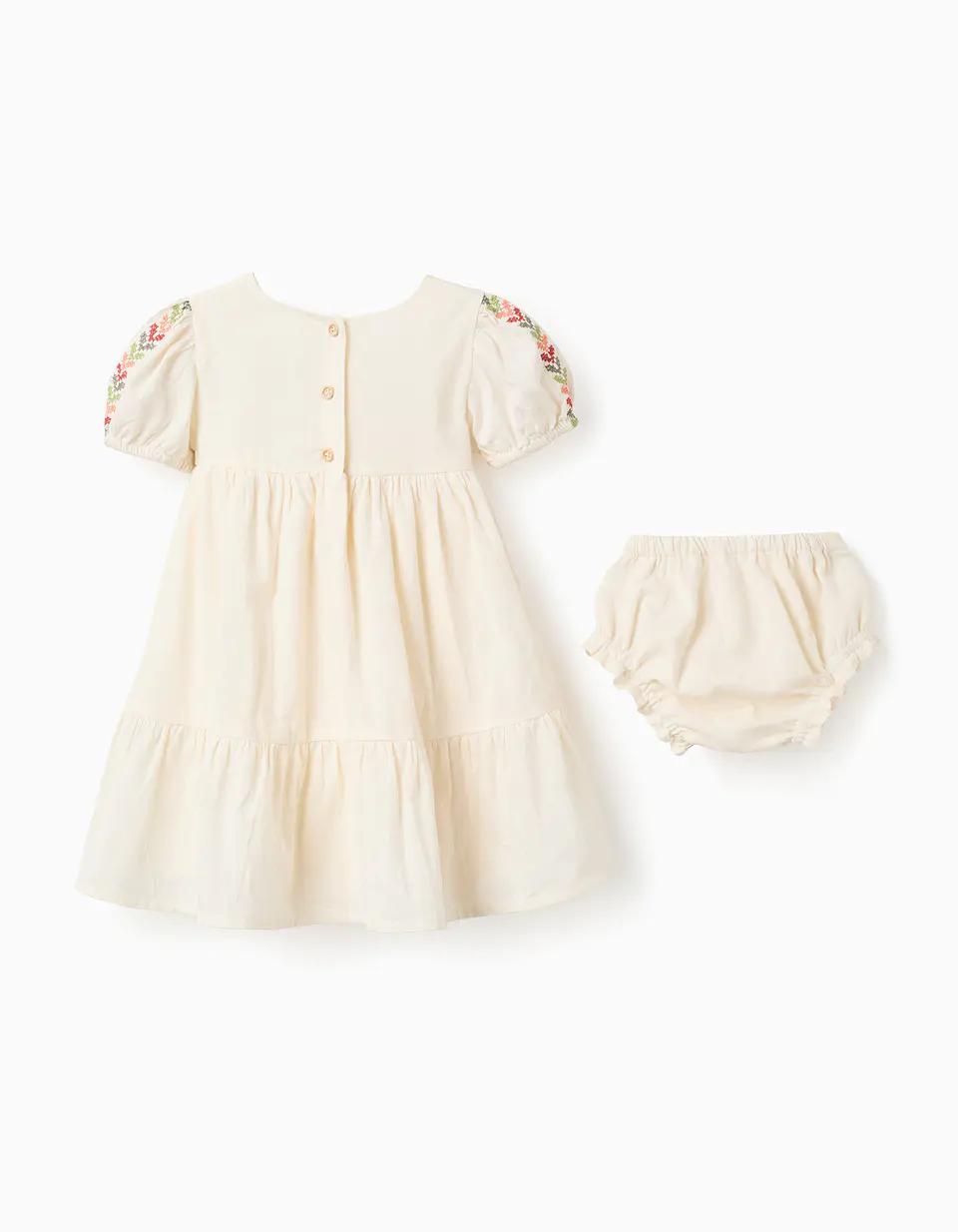 SS DRESS SLUB COTTON Bege 2