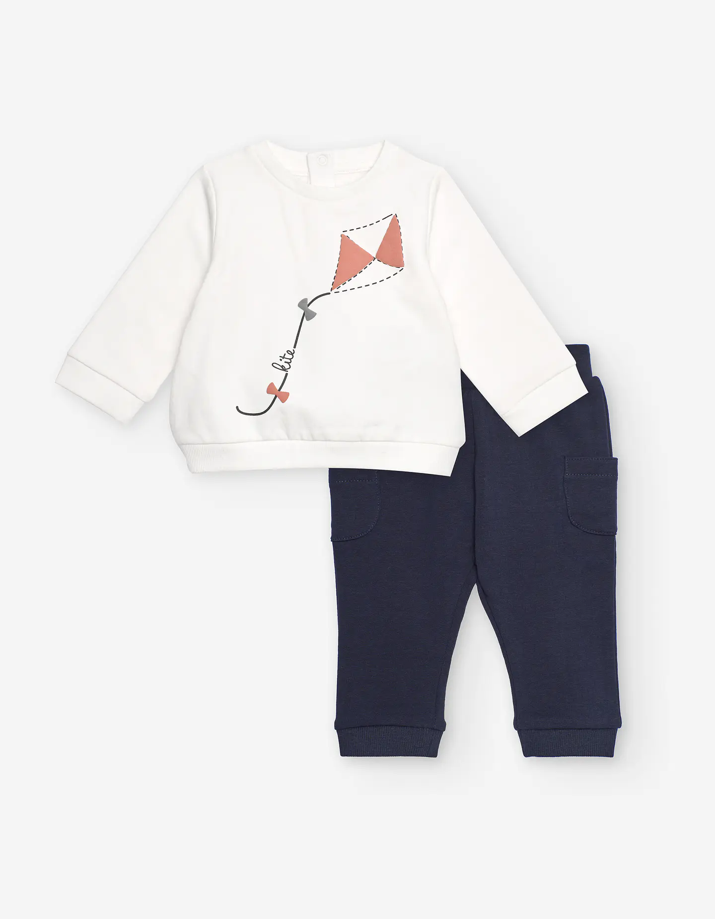 NB SET FLEECE Azul 1