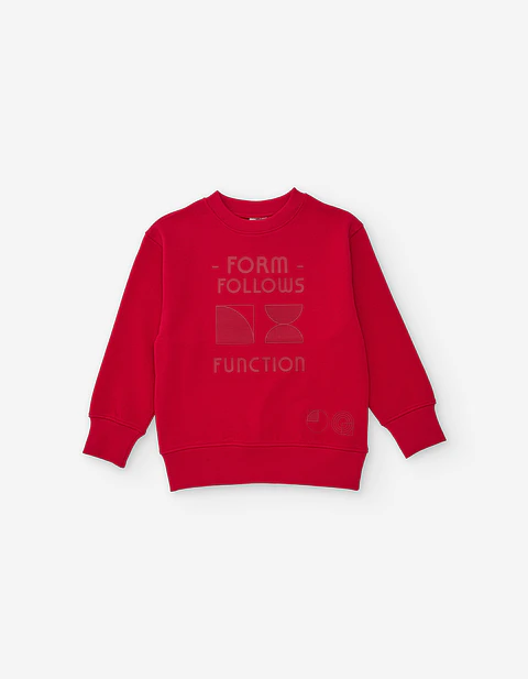 SWEATSHIRT FLEECE Vermelha