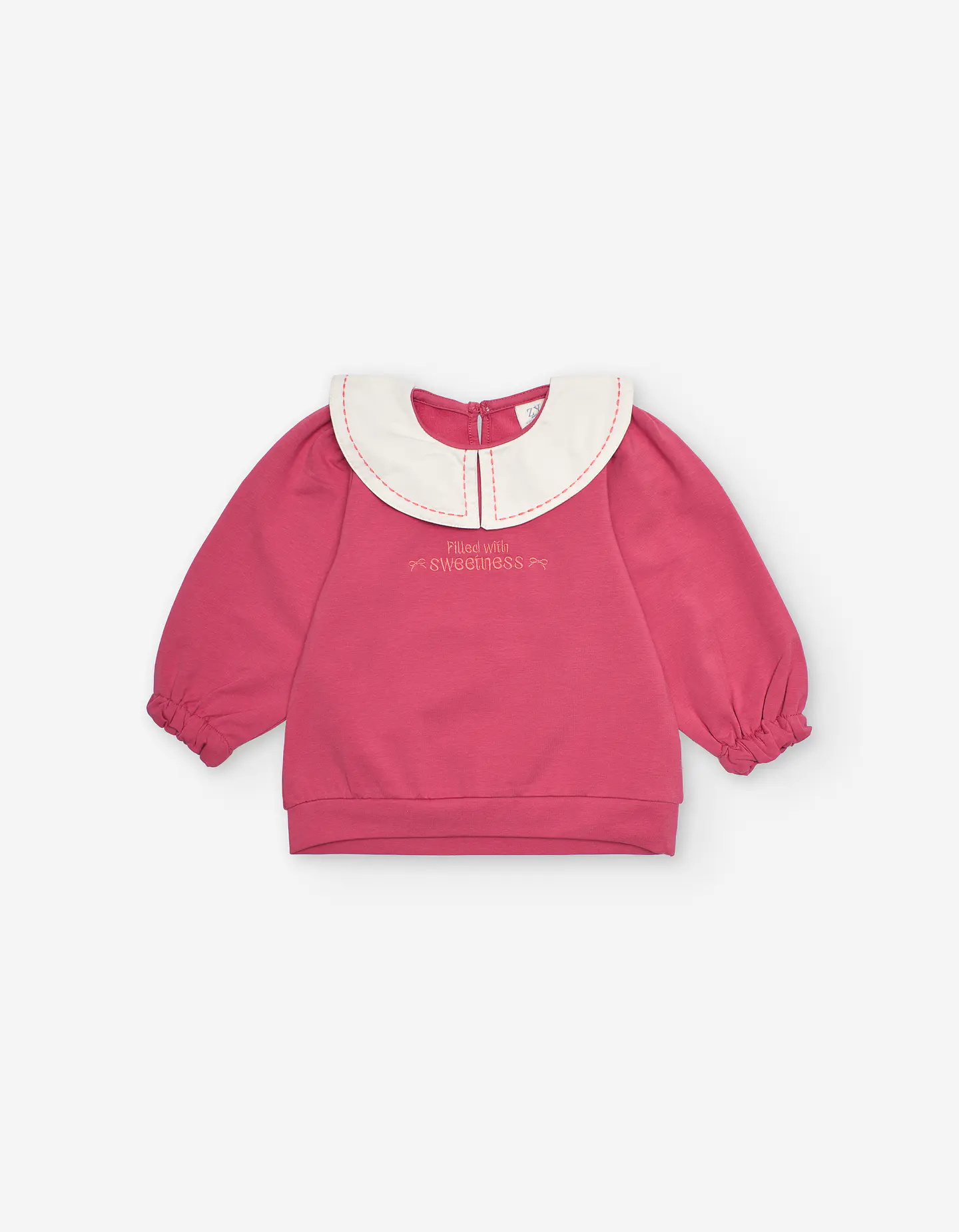SWATER FLEECE DARK Rosa 1