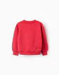 Sweat de Algodão com Estampado para Menina 'Dance', Vermelho - Thumbnail 2