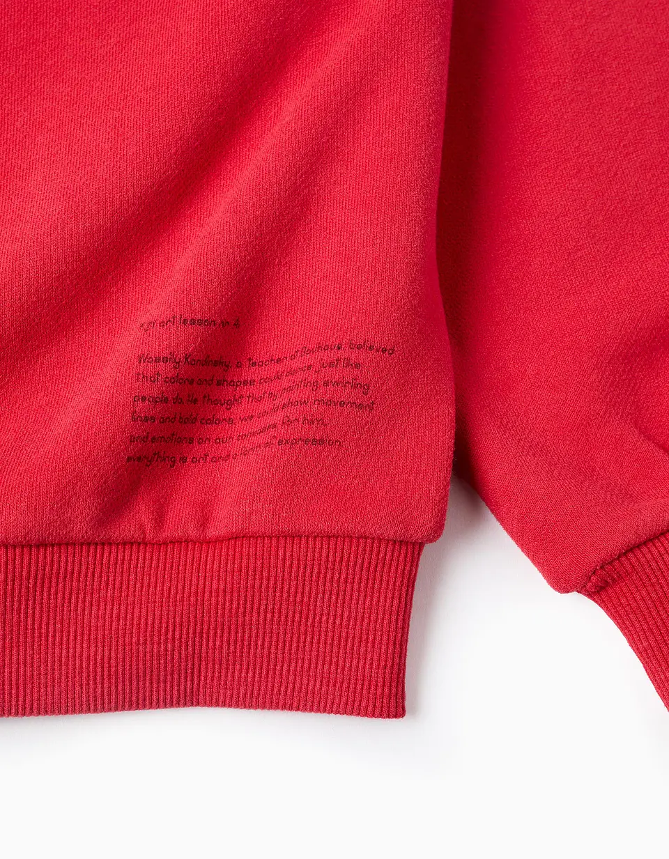 Sweat de Algodão com Estampado para Menina 'Dance', Vermelho 4