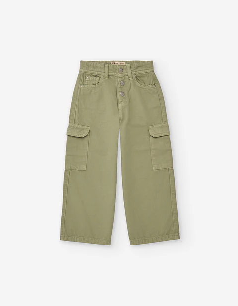 CARGO PANTS TWILL Verde