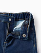 Calças de Ganga Flare em Comfort Denim para Bebé Menina, Azul - Thumbnail 3