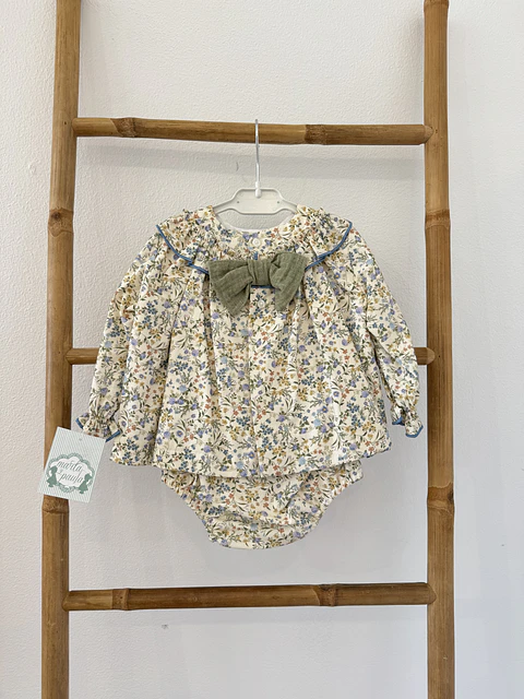 VESTIDO BEBE CON BRAGUITA "Familia Lauren"