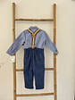CONJUNTO BEBE PANTALON LARGO CON TIRANTES 