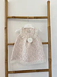 Vestido branco e rosa - Thumbnail 1