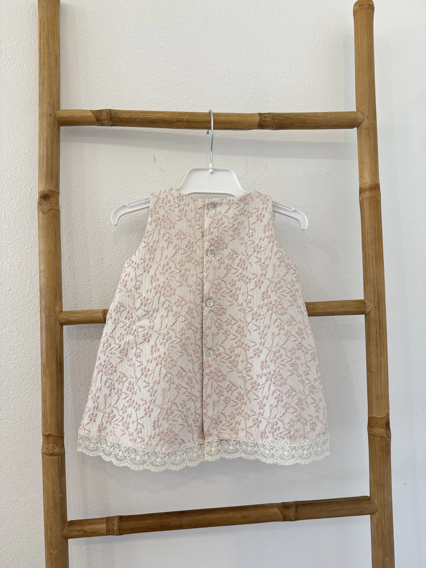 Vestido branco e rosa 2