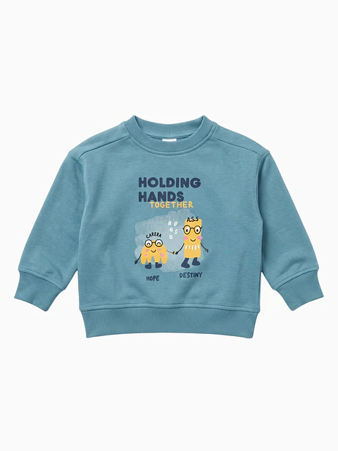 Sweat Felpa Cardada – Verde