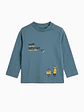 T-Shirt de Manga Comprida – Verde Claro - Thumbnail 1