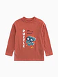 T-Shirt de Manga Comprida – Castanho - Thumbnail 1