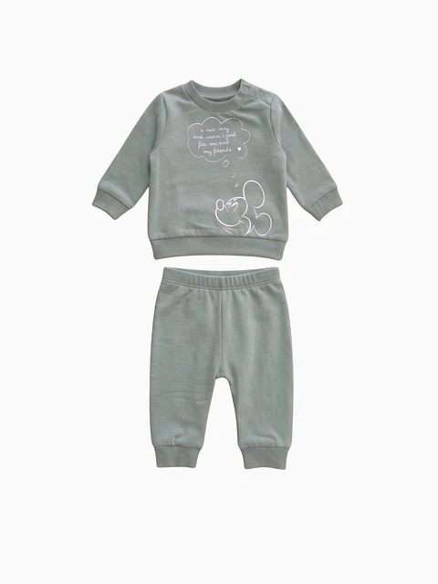 Conjunto Disney (Mickey Mouse) de Fato de Treino – Verde