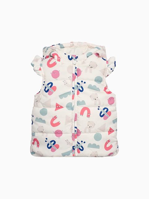 Casaco VEST AOP Branco