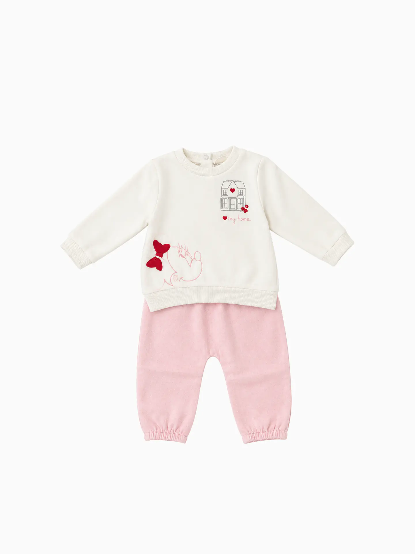 Conjunto Disney (Minnie Mouse) Fato de Treino – Branco 1
