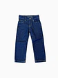 Calças Denim Regular Fit Azul - Thumbnail 1