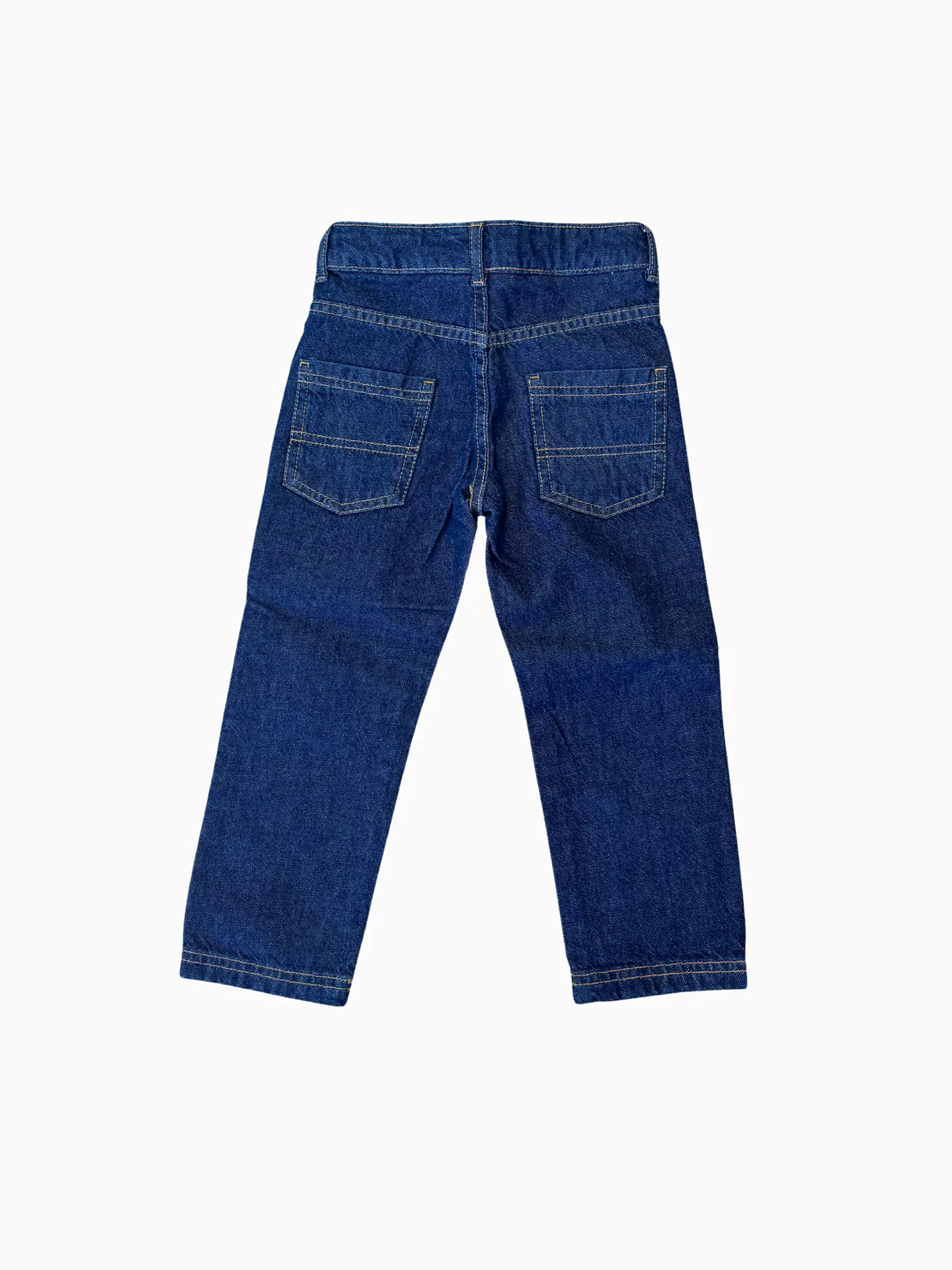 Calças Denim Regular Fit Azul 2