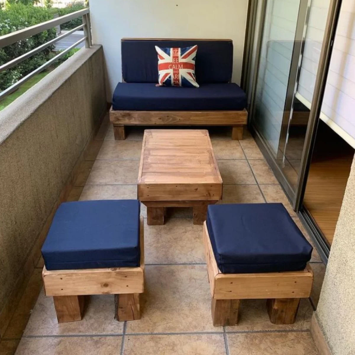 Set de Living de Terraza Balos 4 Piezas