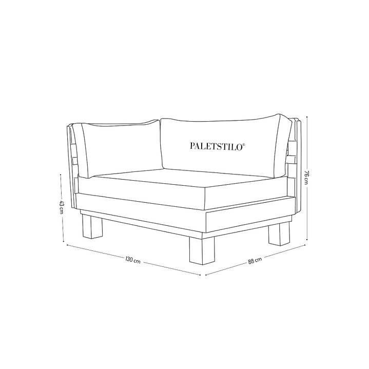 Sofá Esquinero Izq Terraza 3