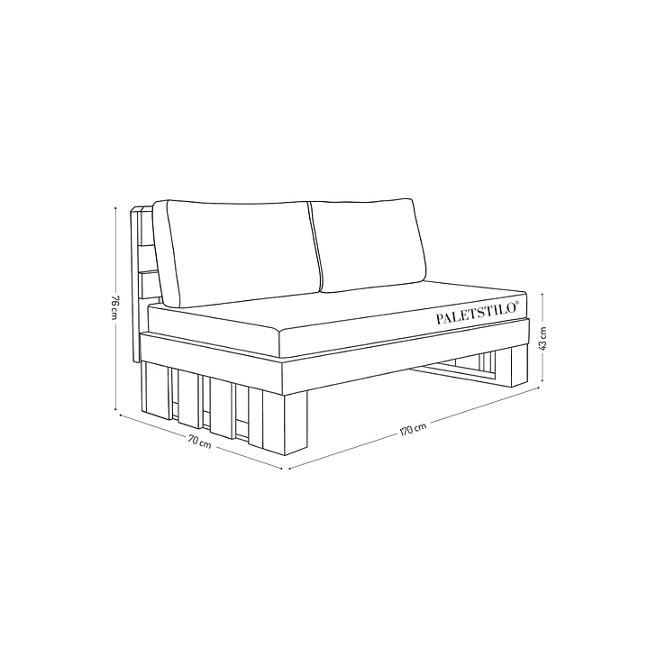 Sofá Lounge Grand Terraza 3