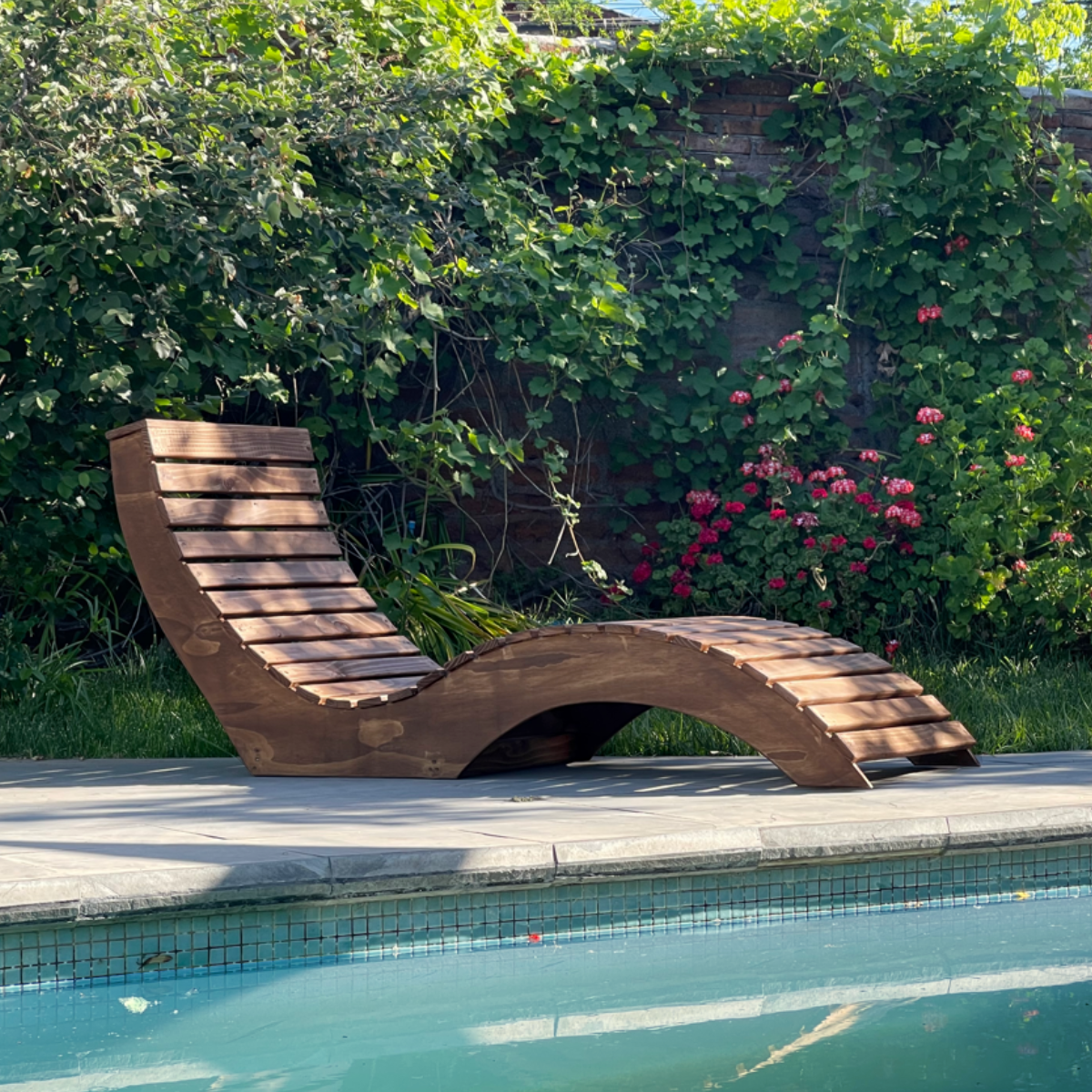 Reposera de Madera para Terraza