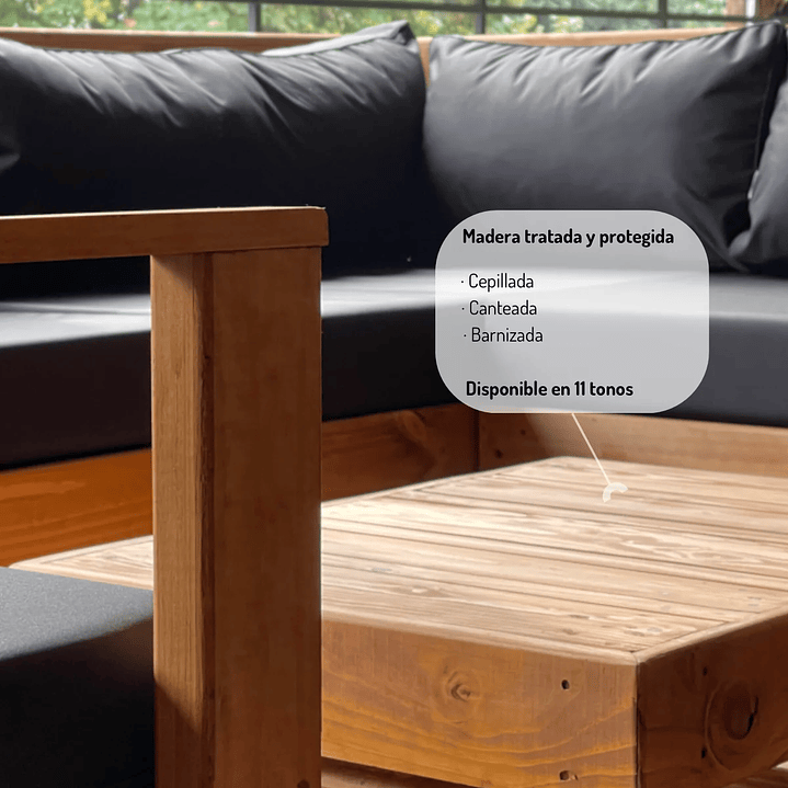 Mesa Comedor Taburete Terraza 84 x 84 3