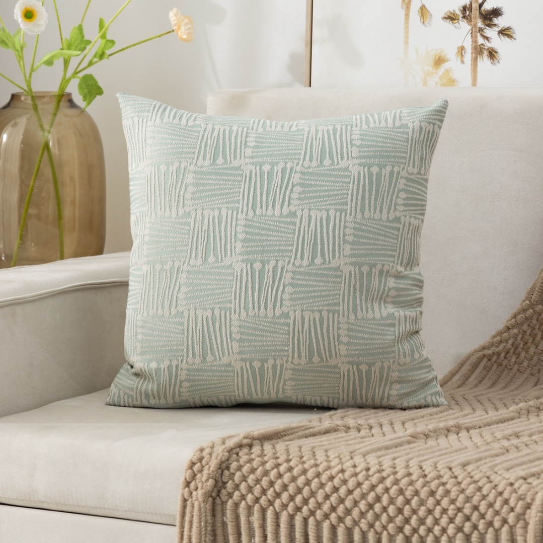 Cojín Decorativo Verde 50 x 50 cm  1