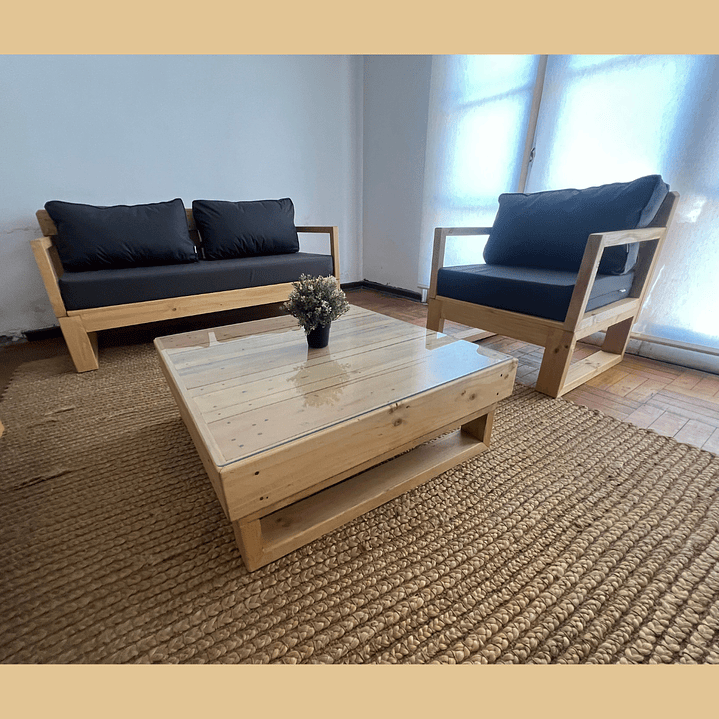 Set Sofas Loft  3 + 1  Cuerpo 1
