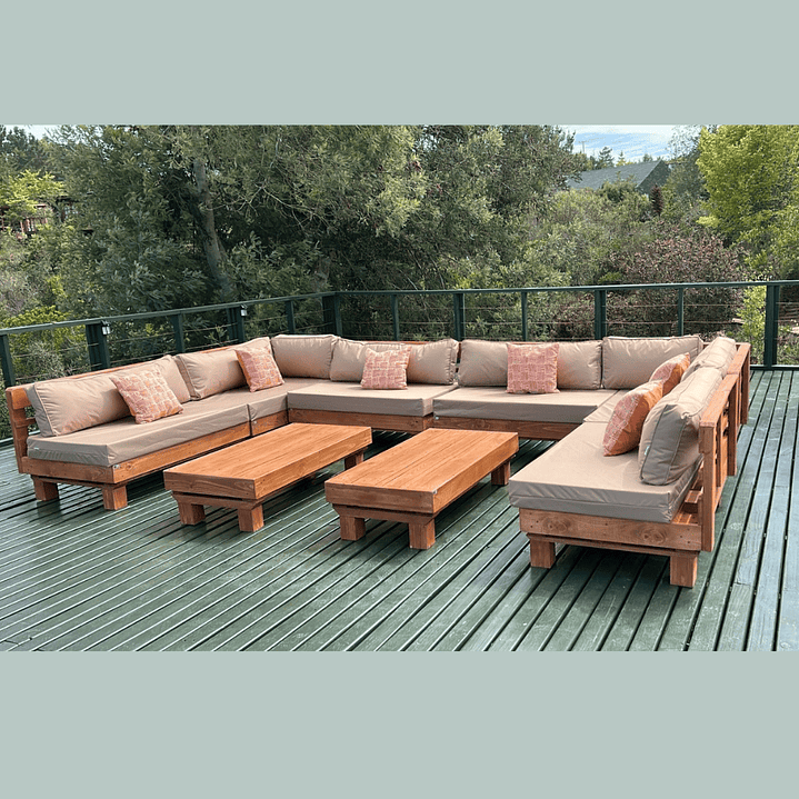 Set Seccional de Terraza 8  Piezas 1